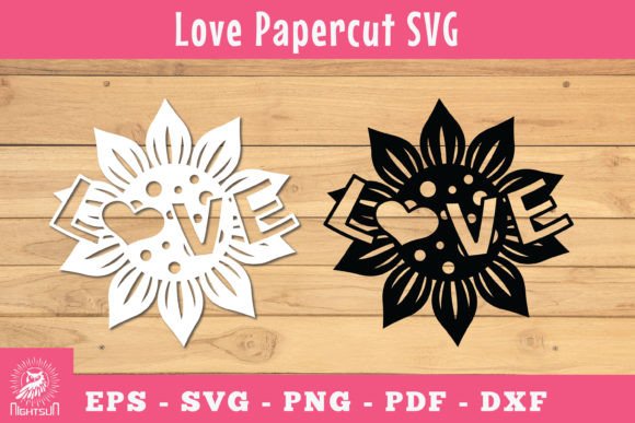 Floral Love Papercut SVG 4 Review