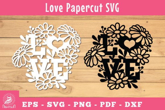 Floral Love Papercut SVG 9 Review