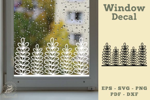 Floral Window Decal SVG 3 Review