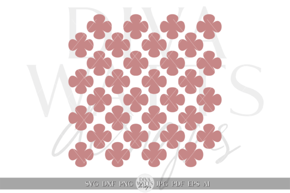 Sleek Floral Pattern Illustration SVG